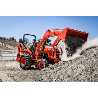 Kubota Compact Tractor with Front Loader and Backhoe